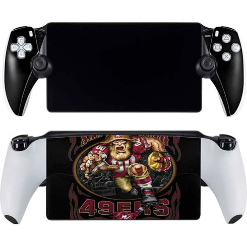 Liquid Blue NFL San Francisco 49ers Running Back PlayStation Portal Remote Player Skin