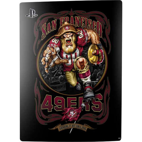 Liquid Blue NFL San Francisco 49ers Running Back PS5 Digital Edition Bundle Skin