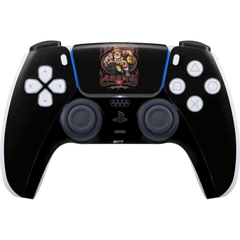 Liquid Blue NFL San Francisco 49ers Running Back PS5 Controller Skin