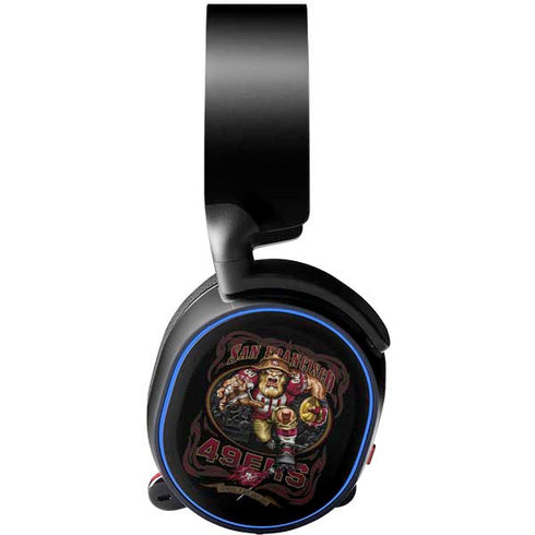 Liquid Blue NFL San Francisco 49ers Running Back SteelSeries Arctis 5 Skin