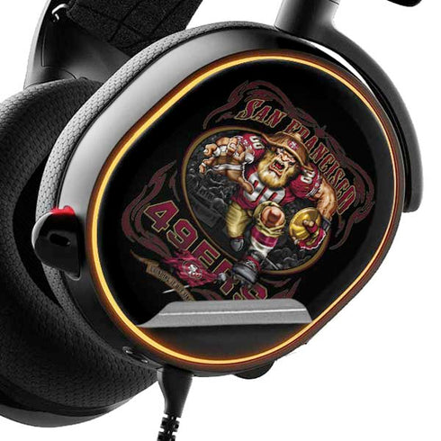 Liquid Blue NFL San Francisco 49ers Running Back SteelSeries Arctis 5 Skin