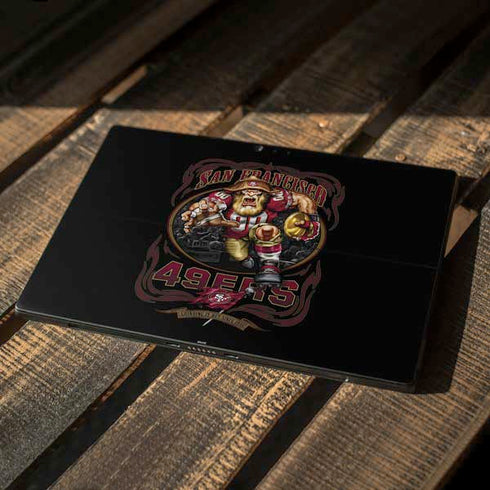 Liquid Blue NFL San Francisco 49ers Running Back Surface Pro 6 Skin