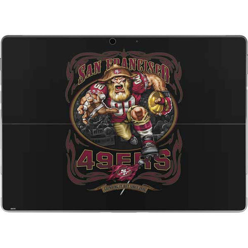 Liquid Blue NFL San Francisco 49ers Running Back Surface Pro 9 Skin