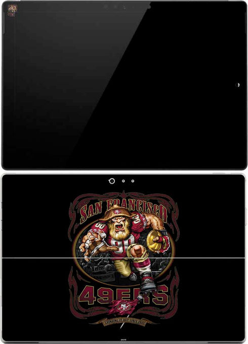 Liquid Blue NFL San Francisco 49ers Running Back Surface Pro (2017) Skin