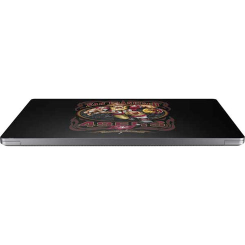Liquid Blue NFL San Francisco 49ers Running Back Universal Laptop 11in (8.8 x 6.2in) Skin