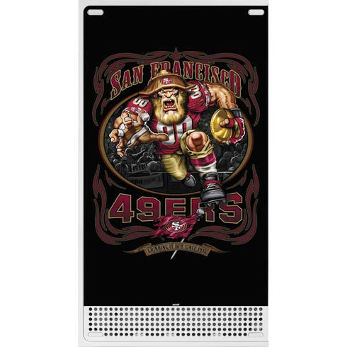 Liquid Blue NFL San Francisco 49ers Running Back Xbox Series S Console Skin