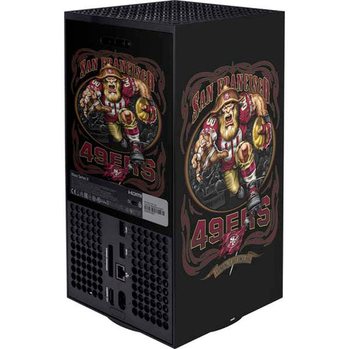 Liquid Blue NFL San Francisco 49ers Running Back Xbox Series X Bundle Skin