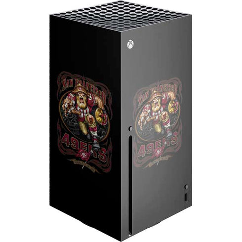 Liquid Blue NFL San Francisco 49ers Running Back Xbox Series X Console Skin