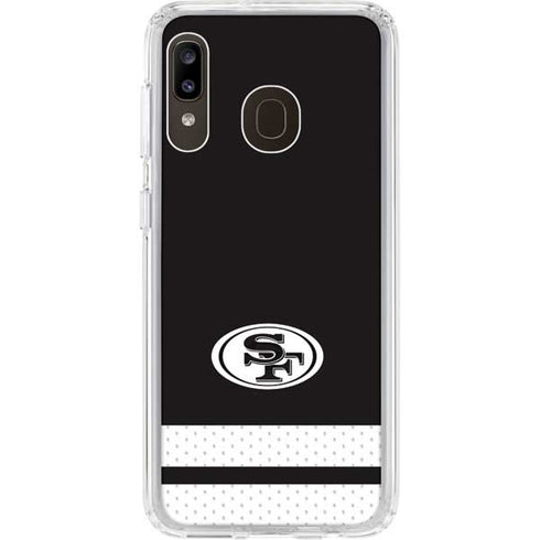 NFL San Francisco 49ers Shutout Galaxy A20 Clear Case