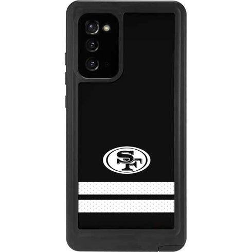 NFL San Francisco 49ers Shutout Galaxy Note20 5G Waterproof Case