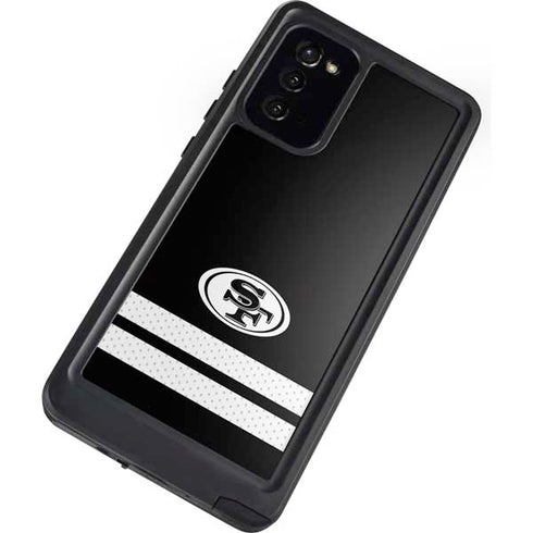NFL San Francisco 49ers Shutout Galaxy Note20 5G Waterproof Case