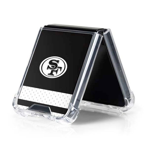 NFL San Francisco 49ers Shutout Galaxy Z Flip5 5G Clear Case