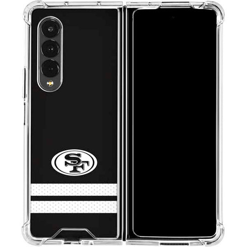 NFL San Francisco 49ers Shutout Galaxy Z Fold4 5G Clear Case