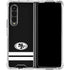 NFL San Francisco 49ers Shutout Galaxy Z Fold4 5G Clear Case