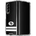NFL San Francisco 49ers Shutout Galaxy Z Fold4 5G Clear Case