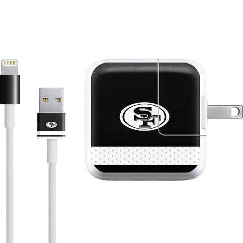 NFL San Francisco 49ers Shutout iPad Charger (10W USB) Skin