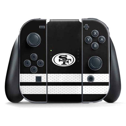 NFL San Francisco 49ers Shutout Nintendo Switch (2017-2021) Joy-Con Controller Skin