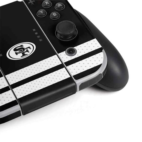 NFL San Francisco 49ers Shutout Nintendo Switch OLED (2021) Skin