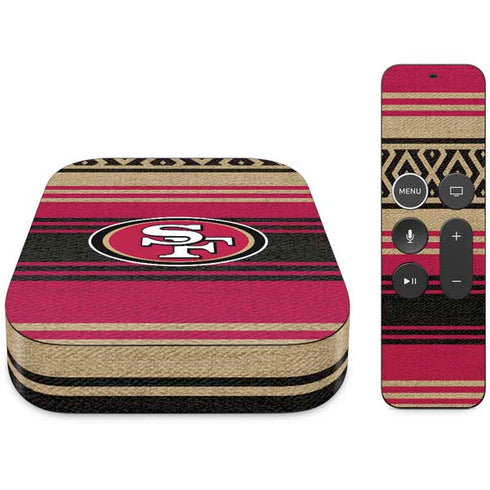 NFL San Francisco 49ers Trailblazer Apple TV Skin