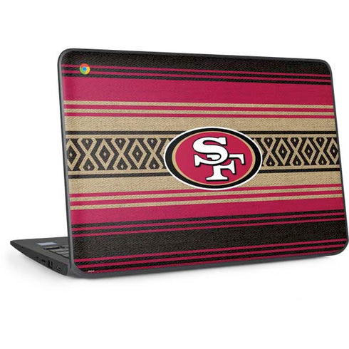 NFL San Francisco 49ers Trailblazer HP Chromebook Skin