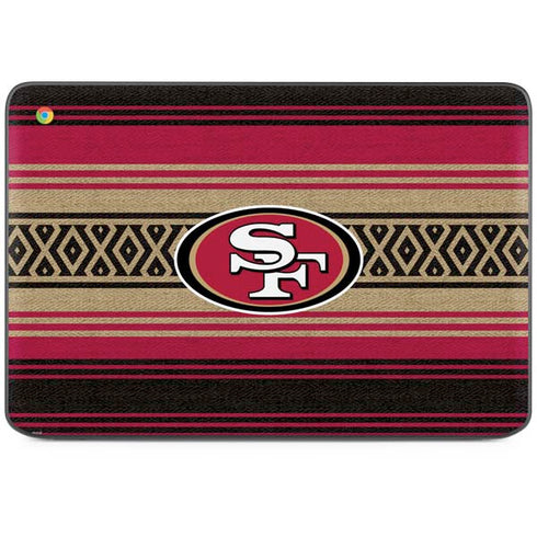 NFL San Francisco 49ers Trailblazer HP Chromebook Skin