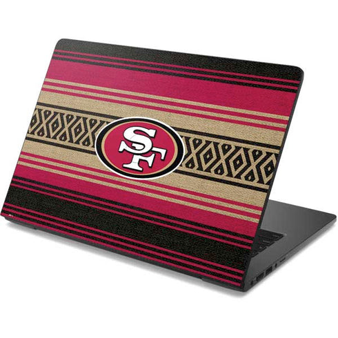 NFL San Francisco 49ers Trailblazer Dell Chromebook Skin