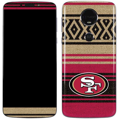NFL San Francisco 49ers Trailblazer Moto E5 Plus Skin