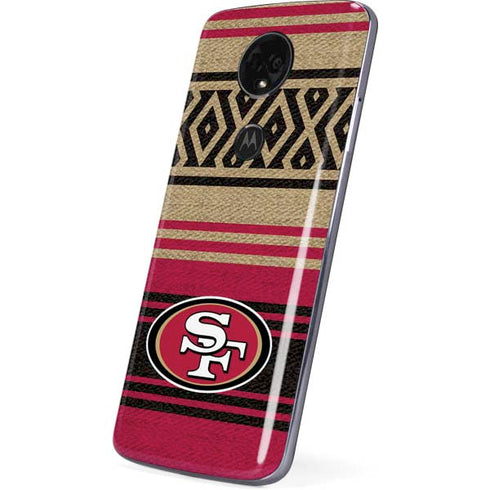 NFL San Francisco 49ers Trailblazer Moto E5 Plus Skin