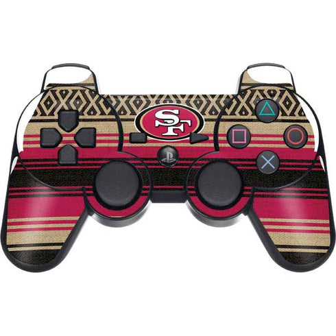 NFL San Francisco 49ers Trailblazer PS3 Dual Shock wireless controller Skin