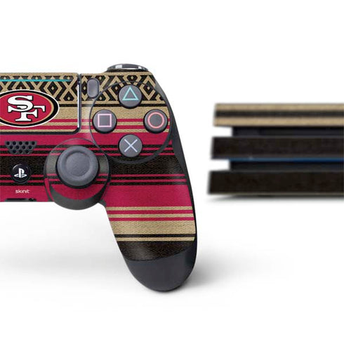 NFL San Francisco 49ers Trailblazer PS4 Pro Bundle Skin