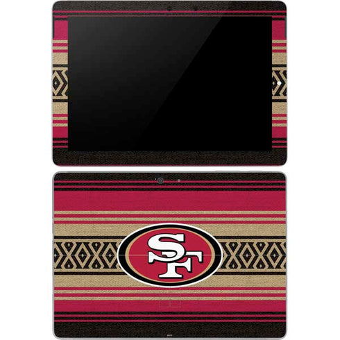 NFL San Francisco 49ers Trailblazer Surface Go Skin