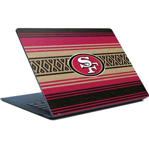 NFL San Francisco 49ers Trailblazer Surface Laptop Skin