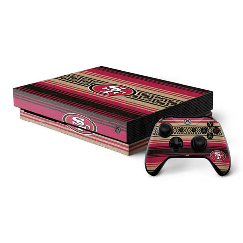 NFL San Francisco 49ers Trailblazer Xbox One X Bundle Skin