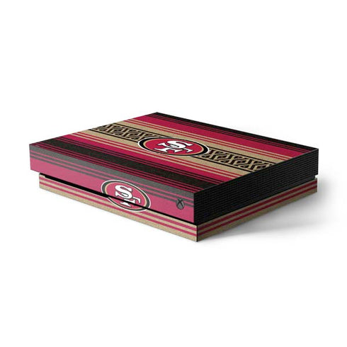 NFL San Francisco 49ers Trailblazer Xbox One X Console Skin