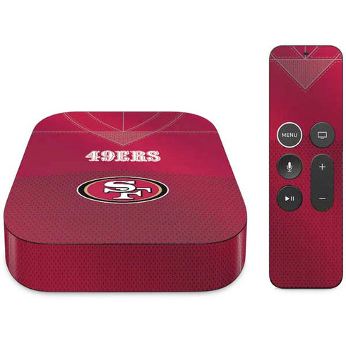 NFL San Francisco 49ers Team Jersey Apple TV Skin