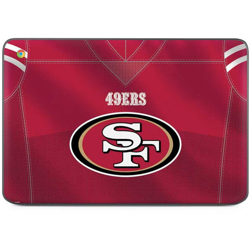NFL San Francisco 49ers Team Jersey HP Chromebook Skin