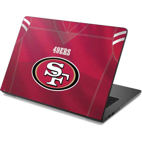 NFL San Francisco 49ers Team Jersey Dell Chromebook Skin