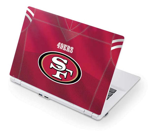 NFL San Francisco 49ers Team Jersey Acer Chromebook Skin