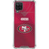 NFL San Francisco 49ers Team Jersey Galaxy A12 Clear Case