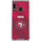 NFL San Francisco 49ers Team Jersey Galaxy A30 Clear Case