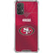 NFL San Francisco 49ers Team Jersey Galaxy A32 5G Clear Case