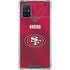 NFL San Francisco 49ers Team Jersey Galaxy A51 5G Clear Case