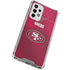 NFL San Francisco 49ers Team Jersey Galaxy A53 5G Clear Case