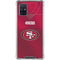 NFL San Francisco 49ers Team Jersey Galaxy A71 5G Clear Case