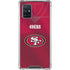NFL San Francisco 49ers Team Jersey Galaxy A71 5G Clear Case
