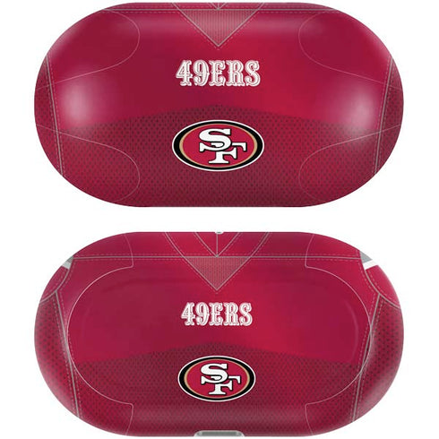 NFL San Francisco 49ers Team Jersey Galaxy Buds Plus Skin