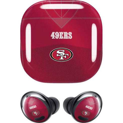 NFL San Francisco 49ers Team Jersey Galaxy Buds Pro Skin