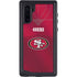 NFL San Francisco 49ers Team Jersey Galaxy Note 10 Waterproof Case