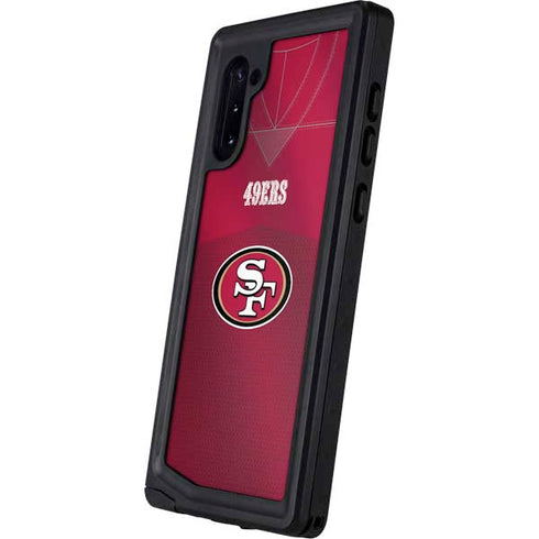 NFL San Francisco 49ers Team Jersey Galaxy Note 10 Waterproof Case