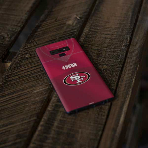 NFL San Francisco 49ers Team Jersey Galaxy Note 9 Skin
